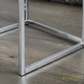 Set de 3 masute albe design modern-lucios, Fusion A-11839 VC