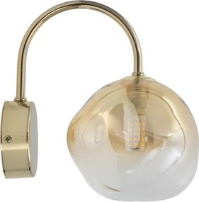 Brilagi - Lampă de perete VULCANO 1xG9/8W/230V aurie/bej fumuriu