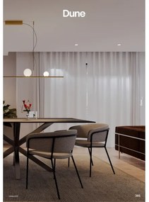 Redo 01-4301 - Lustră DUNE LED reglabilă pe cablu, 48W/230V, finisaj auriu