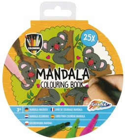 CARTE DE COLORAT - MANDALE (GALBEN) - GRAFIX (150080-1)