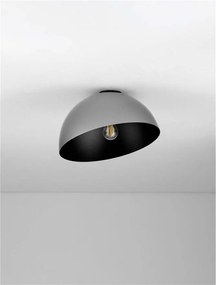 Lustra aplicata design decorativ GEA negru D-29cm