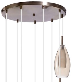 Lustra moderna AMBER MILANO 9 alama