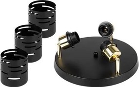 Spot ELEN 3xE27/35W/230V negru/auriu