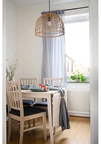 Masă de dining pliabilă din stejar lăcuit mat Rowico Mimi, 120 x 80 cm