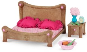 Set de jucării Li'l Woodzeez mobilier de dormitor și sufragerie
