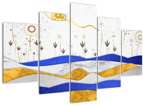 Tablou - Munții aurii (150x105 cm)