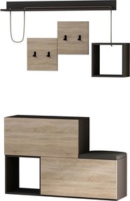 Set hol HOLDON, stejar sonoma/gri antracit, PAL melaminat, format din
