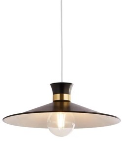 Searchlight 601891BK - Lustra suspendată pe cablu BALHAM 1xE27/60W/230V