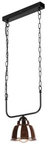 Lustră pe lanț MARIO 1xE27/60W/230V alamă