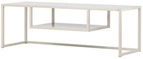 Masuta TV din metal RIVERSIDE 120x40cm, bej