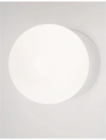 Aplica de perete design modern ZERO, gips alb NVL-9577013
