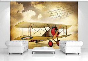 Fototapet - Vintage avion (152,5x104 cm), în 8 de alte dimensiuni noi