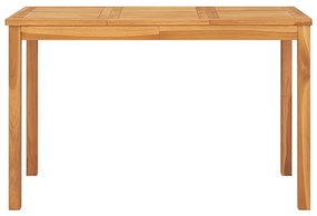 316630 vidaXL Masă de grădină, 120x70x77 cm, lemn masiv de tec