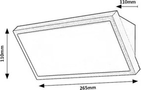 Aplica LED moderna iluminat exterior IP65 Rapla2