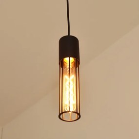 Lustră pe cablu MELODY 3xE27/15W/230V negru