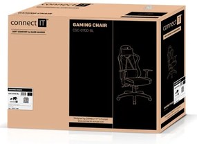 Scaun pentru jocuri video CONNECT IT CGC-0700-BL LeMans Pro negru/albastru