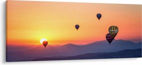 Tablou cu baloane de aer cald (120x50 cm)