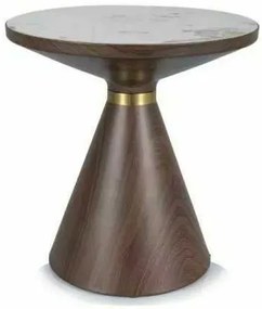 Măsuță de cafea Esmate B, marmură / maro