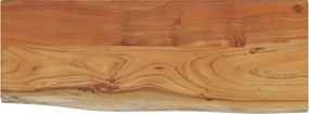vidaXL Raft perete 80x30x2,5 cm dreptunghiular lemn acacia margine vie