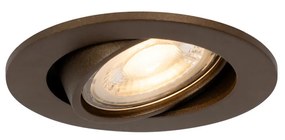 Spot încastrat inteligent bronz închis înclinabil, inclusiv Wifi GU10 50mm - Cisco