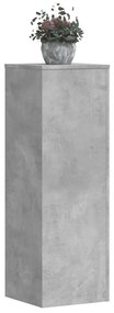 vidaXL Suporturi plante 2 buc. gri beton 33x33x100 cm lemn prelucrat
