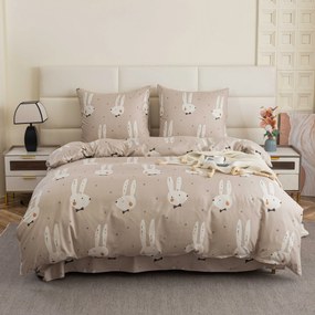 Lenjerie de pat din microfibra WHITE RABBIT, bej Dimensiune lenjerie de pat: 70 x 90 cm | 140 x 220 cm