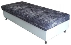 Pat de o persoană (divan) 82 cm Eda 5 (cu saltea molitan). 1041925