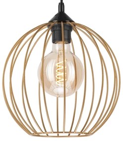 Lustră pe cablu ZOYA 1xE27/60W/230V alamă