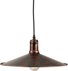 Brilagi - Lampă suspendată pe cablu FORGE 1xE27/60W/230V, ø 36 cm, cupru/patină
