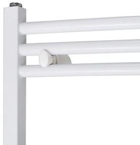 Radiator baie prosoape incalzire centrala 480x480 mm conector lateral 1, 480 x 480 mm