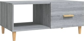 vidaXL Măsuță de cafea, gri sonoma, 89,5x50x40 cm, lemn prelucrat