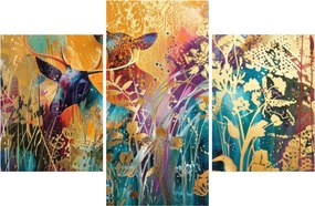 Tablou - Pictura abstractă a naturii (90x60 cm)
