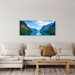 Tablou - Lacul Lovatnet (120x50 cm)