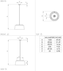 Lustră pe cablu Eglo 390173 ALMERIMAR 3xE27/40W/230V gri/auriu
