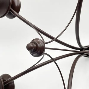 Brilagi - COTTAGE LED lustr 5xE14/40W/230V, stejar/alb, pe lanț