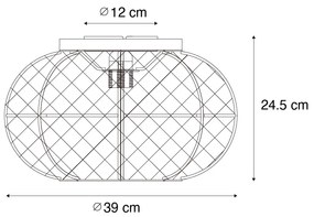 Plafonieră orientală maro - Rob
