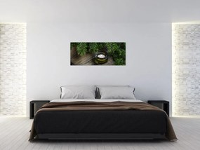 Tablou - lumânare de Crăciun (120x50 cm)