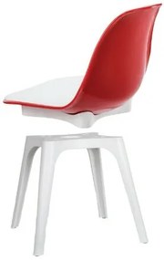 Set de scaune de sufragerie Eos White, 2 buc.