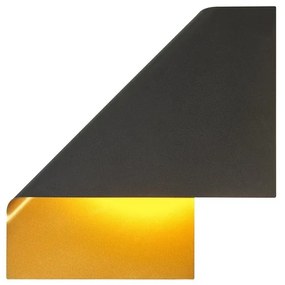 Aplica de perete iluminat ambiental LUPPI neagra