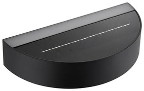 Aplica solara cu senzor de miscare, protectie IP44, Monay Round negru