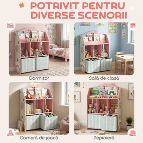 AIYAPLAY mobilier organizare jucării mobilă depozitare | Aosom Romania