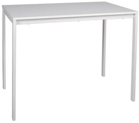 Masa de sufragerie alba RAMOD 100x60 cm