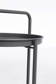 Măsuță de servire din oțel ø 44,5 cm Austin – Bizzotto