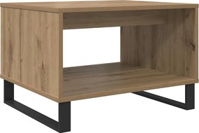 vidaXL Masă de cafea stejar artizanal 60 x 50 x 40 cm Lemn compozit
