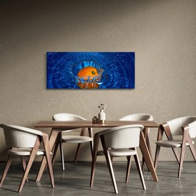 Tablou - portacala în apă (120x50 cm)