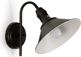 Brilagi - Lampă de perete FORGE 1xE27/60W/230V neagră