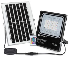 Proiector LED RGB solar dimabil Aigostar LED/10W/3,2V IP66 + telecomandă