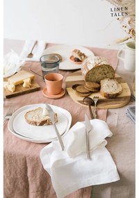 Set 2 șervete din in Linen Tales, alb