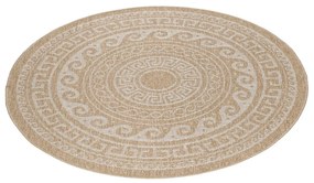 Covor de exterior bej rotund ø 80 cm Comilla – Ayyildiz Carpets