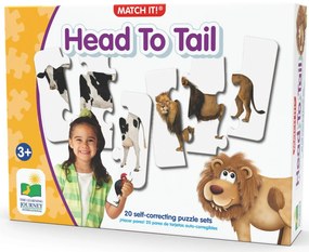 PUZZLE POTRIVESTE CORPUL ANIMALELOR - THE LEARNING JOURNEY (TLJ345726)